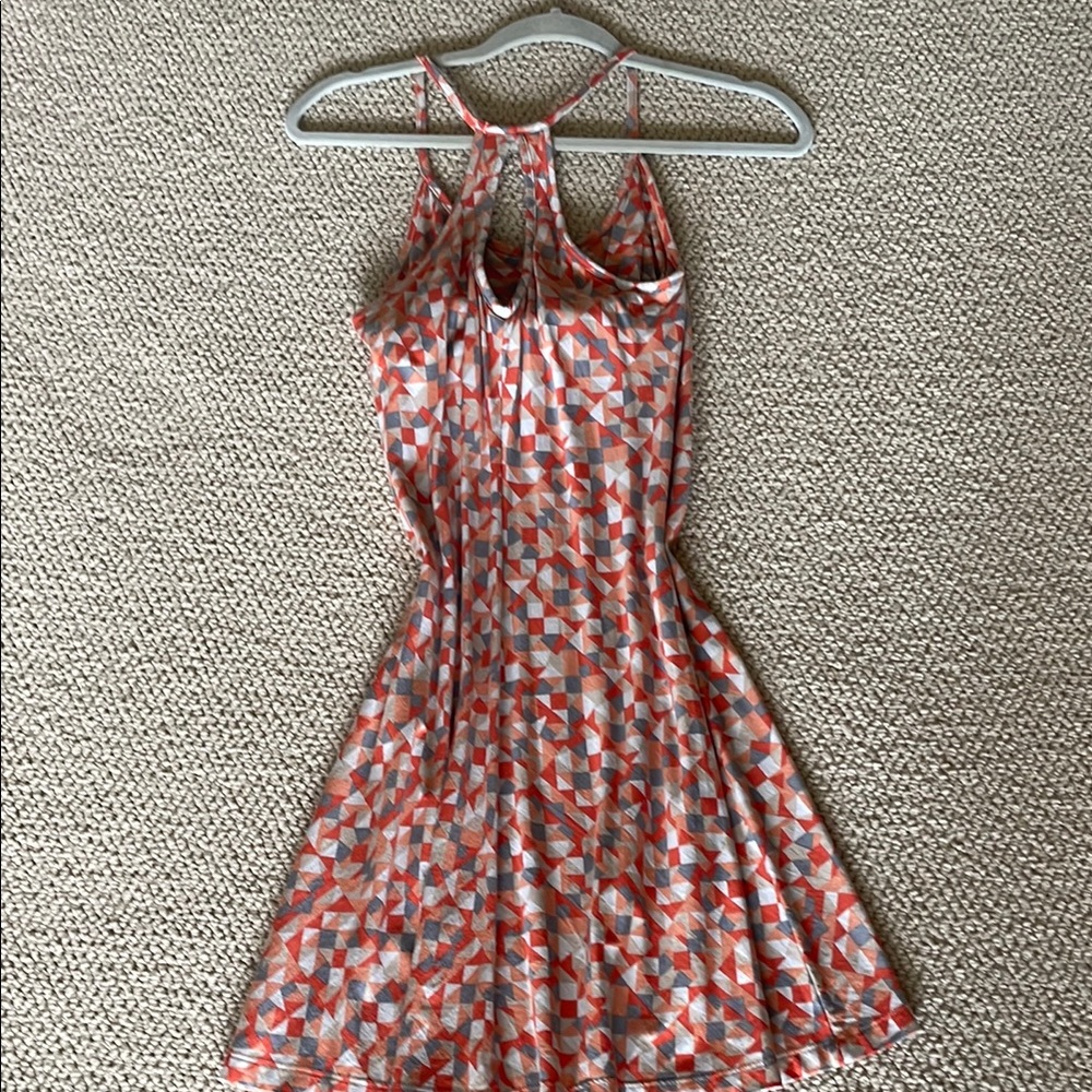 Patagonia -Geometric Patterned Dress - Orange And… - image 2